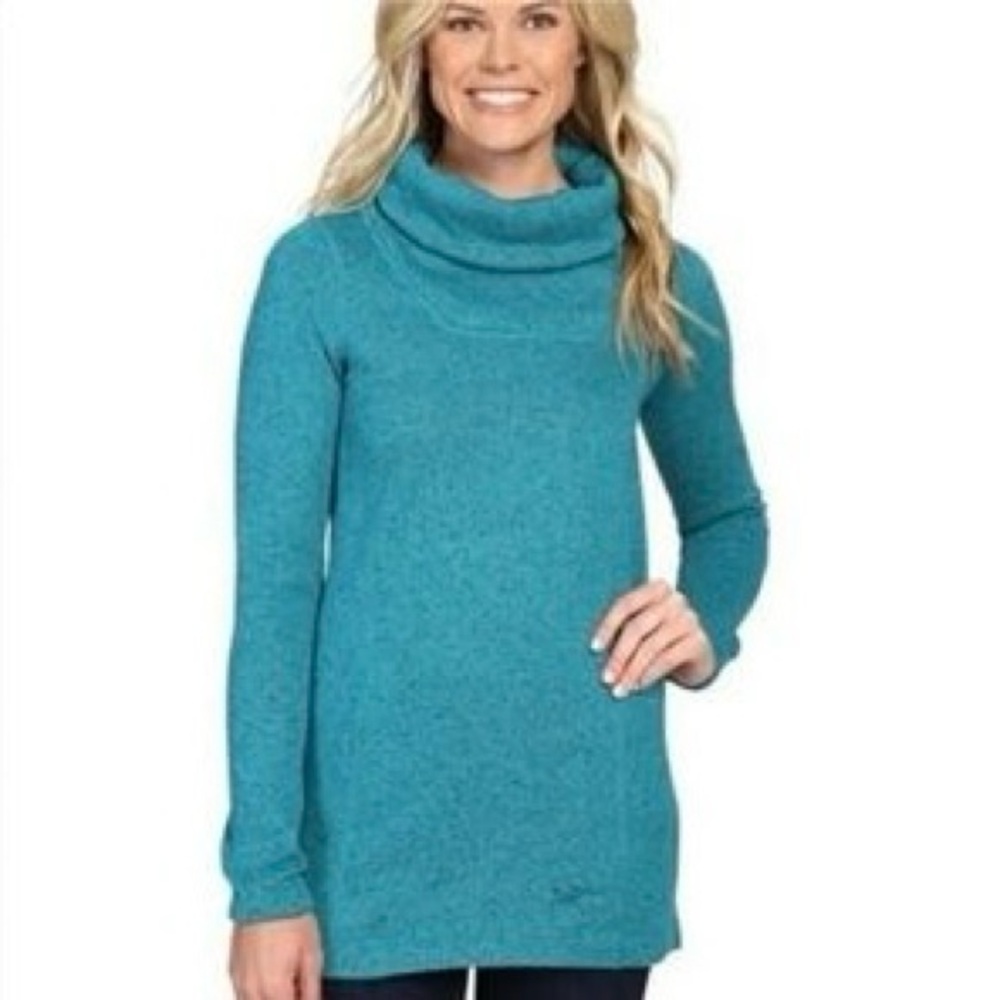 Arc’teryx Women’s Desira Cowl Neck Tunic Teal Sweater Size Medium